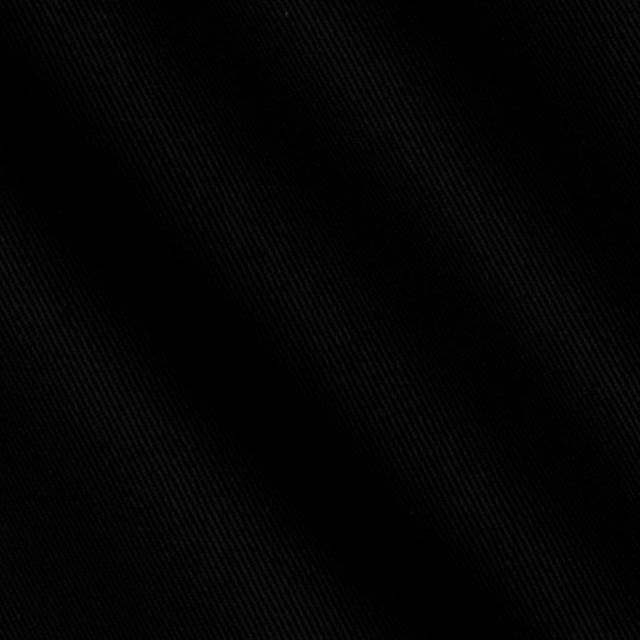 Black Poly Cotton Twill Fabric